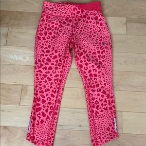 Nike leopard gym pants